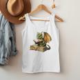 Dragon Bookworm Reading Book Graphic Men Tank Top