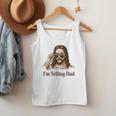 I'm Telling Dad Jesus Wearing Sunglasses Christian Fathers Men Tank Top