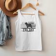 Pug Dad Distressed American Flag Patriotic Dog Men Tank Top