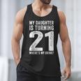 21st Birthday Dad Mom 21 Year Old Daughter Family Squad Men Tank Top
