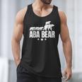 Aba Bear For Jewish Dad With Four Kids On Father's Day Men Tank Top Aba Bear For Jewish Dad With Four Kids On Father's Day Men Tank Top