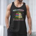 Abibliophobia Bibliophilia Abibliophobia Book Lovers Men Tank Top
