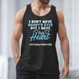 Adoption Announcement Day Dad Heart Small Men Tank Top