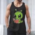 Alien Reading Book Believe In Yourself Kids Women Men Men Tank Top