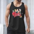 American Dad Show Logo With Family Cartoon Men Tank Top