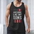American Flag Dad Mom Awesome Like My Sons Men Tank Top American Flag Dad Mom Awesome Like My Sons Men Tank Top
