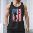 American Flag Vintage Baseball Flag Dad Mom Tee T-Shirt Men Tank Top