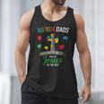 Autism Dad Son Father Autistic Kid Awareness Jesus Christian Men Tank Top