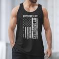 ON Back Awesome Like My Daughters Men Fathers Day Dad Men Tank Top