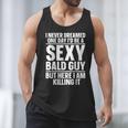 Bald Guy Art For Men Dad Sexy Bald People Bald Man Men Tank Top Bald Guy Art For Men Dad Sexy Bald People Bald Man Men Tank Top
