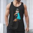 Bernedoodle I Love Dad Tattoo Apparel Dog Dad Dads Men Tank Top