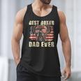 Best Boxer Dad Ever USA Flag American Dog Animal Lover Men Tank Top
