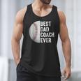 Best Dad Coach Ever Baseball For Sport Lovers Men Tank Top
