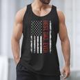 Best Dad Ever US American Flag Gift For Father's Day Short Sleeve Men Tank Top