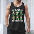 Book Leprechaun St Patrick's Day Library Librarian Reading Men Tank Top Book Leprechaun St Patrick's Day Library Librarian Reading Men Tank Top
