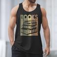 Book Reader Vintage Bookworm Retro Book Lover Men Tank Top