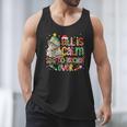 Book Tree All Is Calm Said No Teacher Ever Christmas Men Tank Top