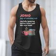Books Saying JOMO Joy Of Missing Out For Bookworms Men Tank Top Books Saying JOMO Joy Of Missing Out For Bookworms Men Tank Top