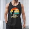 Cat Daddy Vintage Cat Lover Cat Dad Fathers Day Men Tank Top
