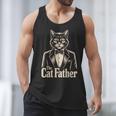 Cat Lover The CatFather Cat Dad Men Tank Top