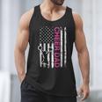 Cheer Dad Flag Pink Cheerleading Men Tank Top