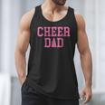 Cheer Dad Vintage Retro Cheerleading Pink Men Tank Top
