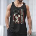 Cheer Grandpa US Flag Dad Patriotic Cheerleader Fathers Day Men Tank Top