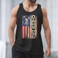 Cheerleader Dad Cheer Dad American US Flag Father Team Men Tank Top