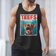 Chihuahua Teefs Top Teeth Chi Jowls Paws Dog Mom Dad Men Tank Top