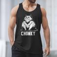 Chonk Fat And Hairy Cat Cats Kittens Dad Graphic Mom Funny Men Tank Top