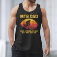 Cool Mountain Biking For Dad Father Biker MTB Bicycle Bike Men Tank Top