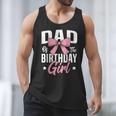 Coquette Pink Bow Men Dad Of The Birthday Girl Men Tank Top