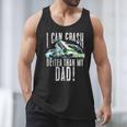 I Can Crash Better Than My Dad Graphic Demo Derby Shirt Men Tank Top