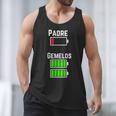 Cufflinks Battery Filled Tired Dad Low Battery Charge Men Tank Top