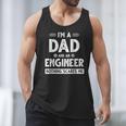 Cute Engineer Dad Men Father's Day Mechanical Engineering Men Tank Top
