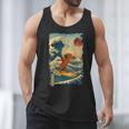 Dachshund Doxie Japanese Kanagawa Wave Surfing Japan Mom Dad Men Tank Top Dachshund Doxie Japanese Kanagawa Wave Surfing Japan Mom Dad Men Tank Top