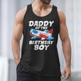 Dad Of The Birthday Boy Airplane Men Tank Top