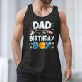 Dad Of The Birthday Boy Astronaut Family Space Planets Men Tank Top