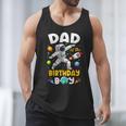 Dad Of The Birthday Boy Astronaut Outer Space Birthday Men Tank Top