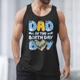 Dad Of The Birthday Boy Blue Dog Family Matching Men Tank Top