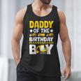 Dad Of The Birthday Boy Construction Theme Party Matching Men Tank Top