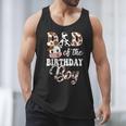 Dad Of The Birthday Boy Cow Farm 1St Birthday Boy Men Tank Top