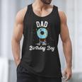 Dad Of The Birthday Boy Donut Theme Party Blue Father Men Tank Top Dad Of The Birthday Boy Donut Theme Party Blue Father Men Tank Top
