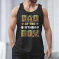 Dad Of The Birthday Boy Gamer Pixel Birthday Party Matching Men Tank Top