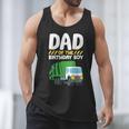 Dad Of The Birthday Boy Garbage Truck Birthday Party Men Tank Top