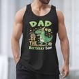 Dad Of The Birthday BoyRex Dinosaur Family Party Men Tank Top