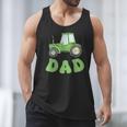 Dad Of The Birthday Boy Tractor Farm Trucks Family Party Men Tank Top