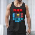Dad Of The Birthday Boy Video Games Theme Bday Matching Men Tank Top