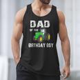 Dad Of The Birthday Boy Vintage Farm Tractor Party Family Men Tank Top
