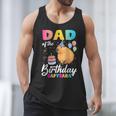 Dad Of The Birthday Capybara Girl Bday Party Family Men Tank Top